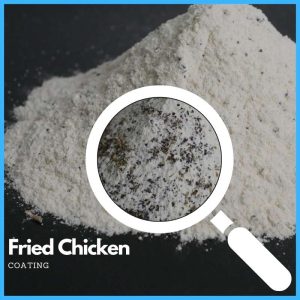 Een close-up van Fried Chicken Coating, met een gouden kleur en een krokante textuur.