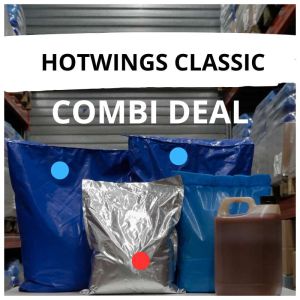 Duik in de klassieke smaak van onze Hotwings met onze speciale combi deal! Met de perfect gebalanceerde kruiden en knapperige textuur zijn onze Hotwings een tijdloze favoriet. Probeer het nu en geniet van een onvergetelijke smaakervaring!