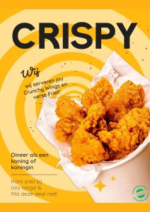 Een bord met goudbruin gefrituurde kipdrumsticks, vers gekruid en perfect knapperig.